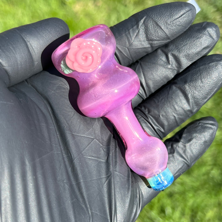 Rose Chillum 1 Glass Pipe Chillery Bogart   