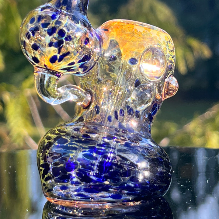 Smooth as Frit Bubbler Glass Pipe Sable Haze