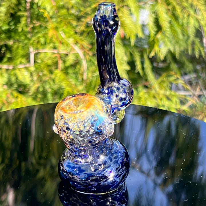 Smooth as Frit Bubbler Glass Pipe Sable Haze