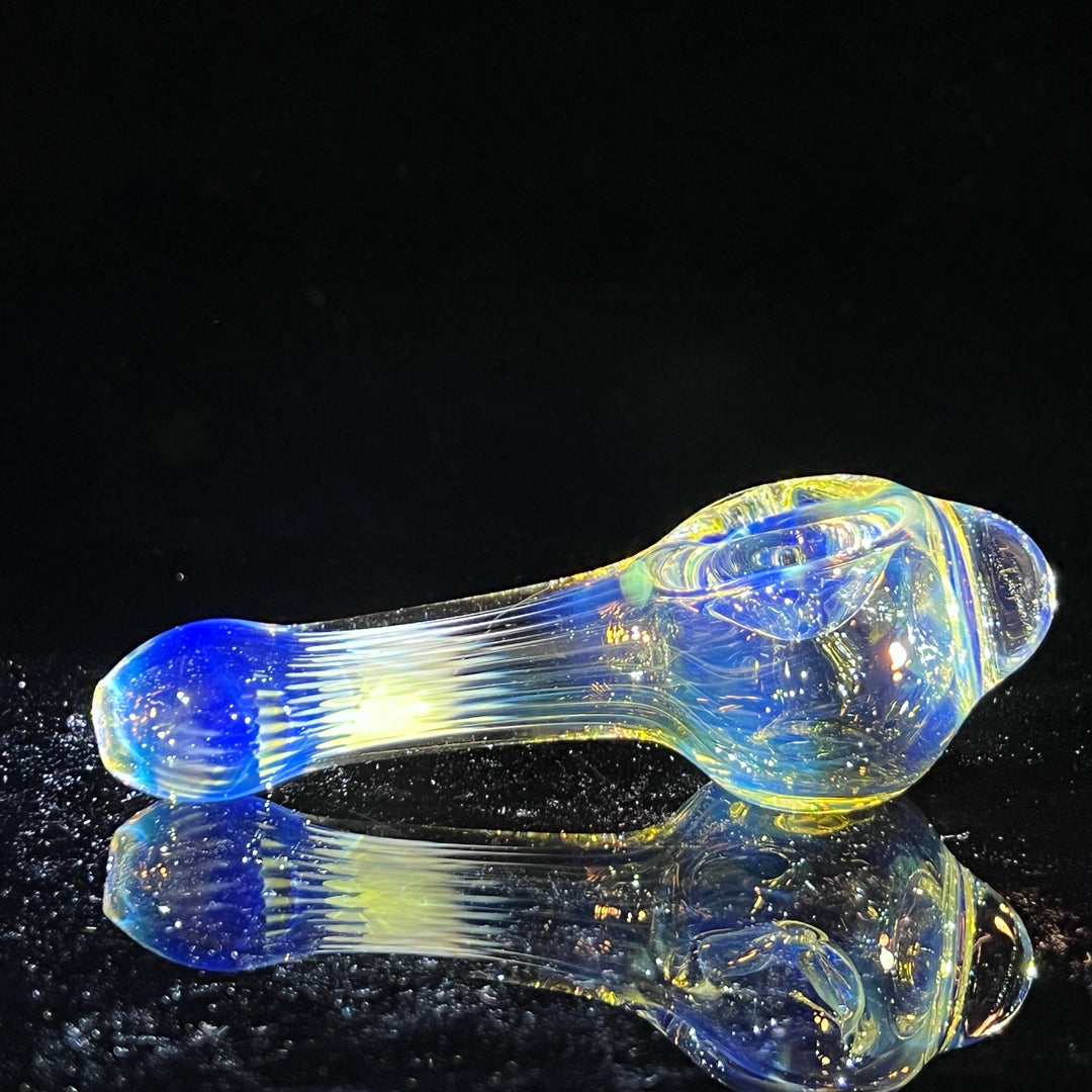 Scalloped Fumed Spoon Glass Pipe Schutz Glass   