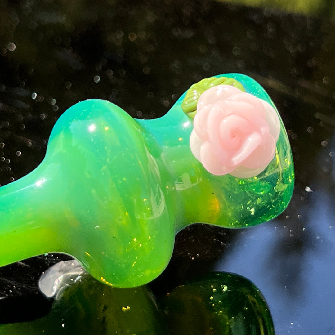 Rose Chillum 2 Glass Pipe Chillery Bogart   