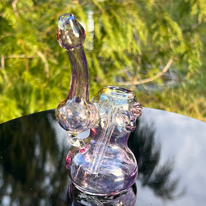 Smooth as Frit Bubbler Glass Pipe Sable Haze