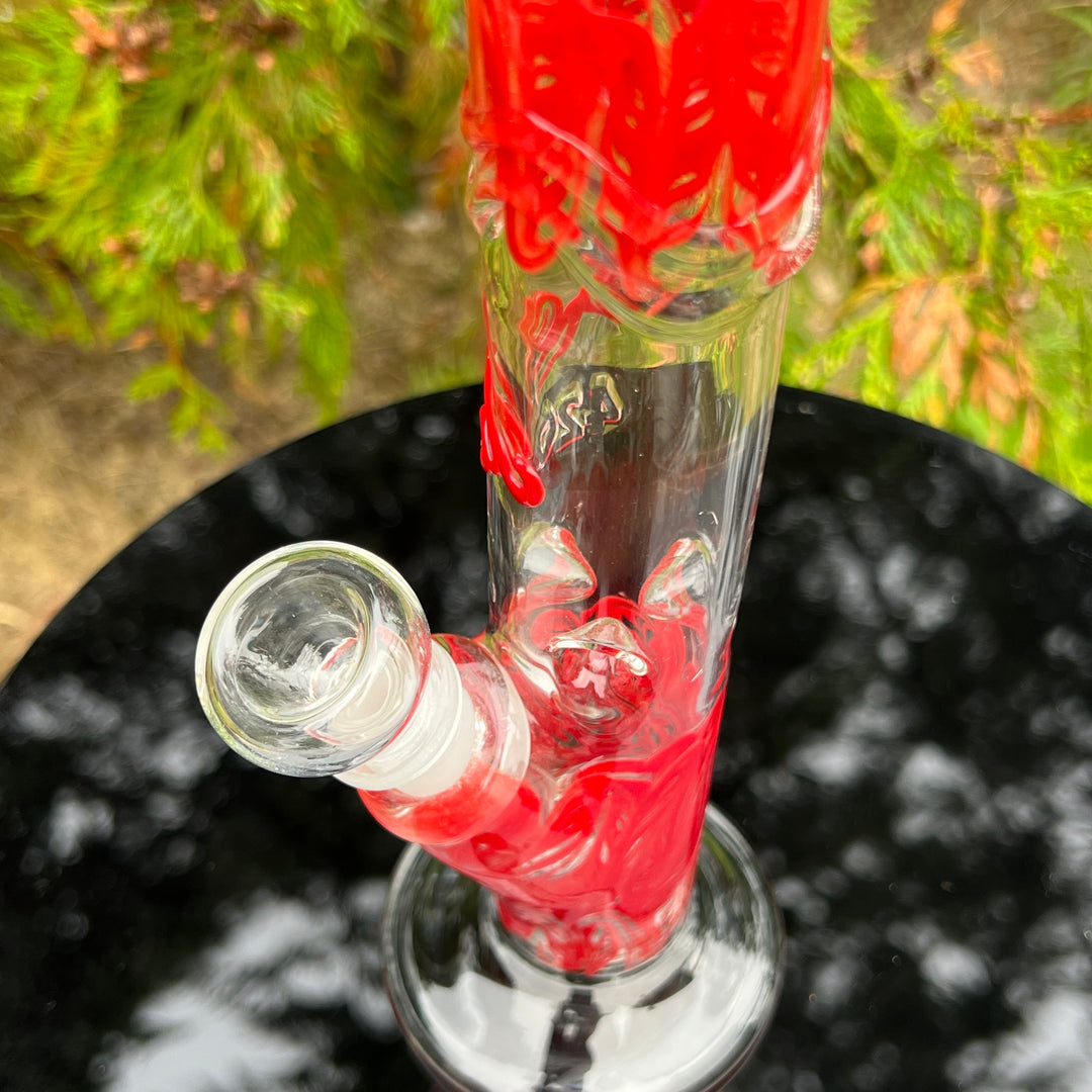 9.5" Swirl Straight Bong Glass Pipe Mary Jane's Glass   