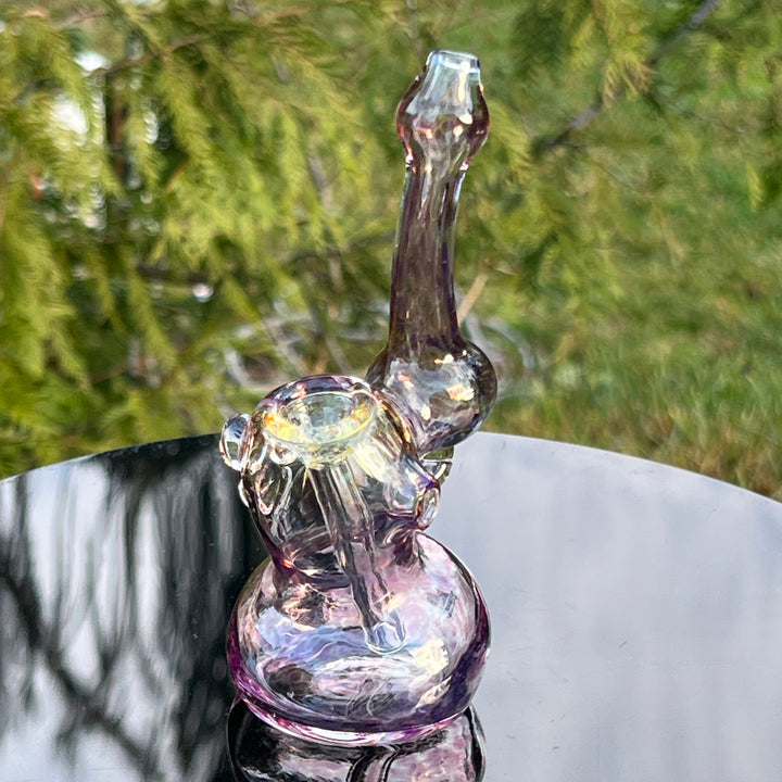 Smooth as Frit Bubbler Glass Pipe Sable Haze