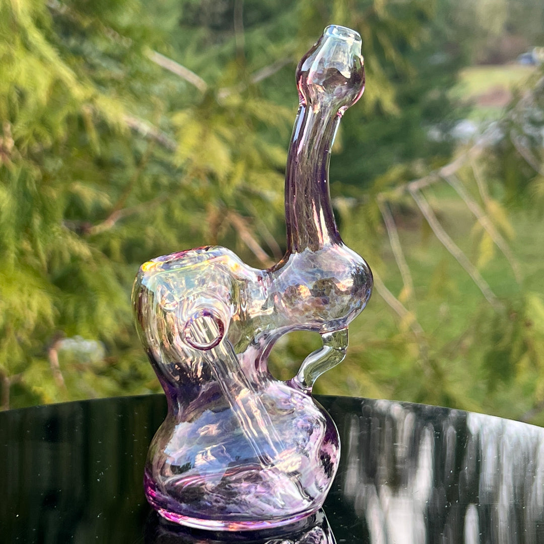 Smooth as Frit Bubbler Glass Pipe Sable Haze