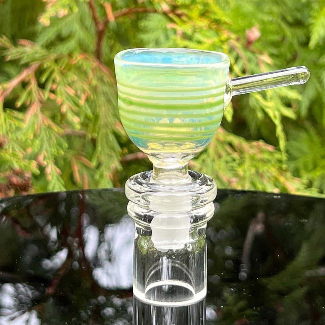 14mm Party Pull Slide Glass Pipe Mary Jane's Glass   