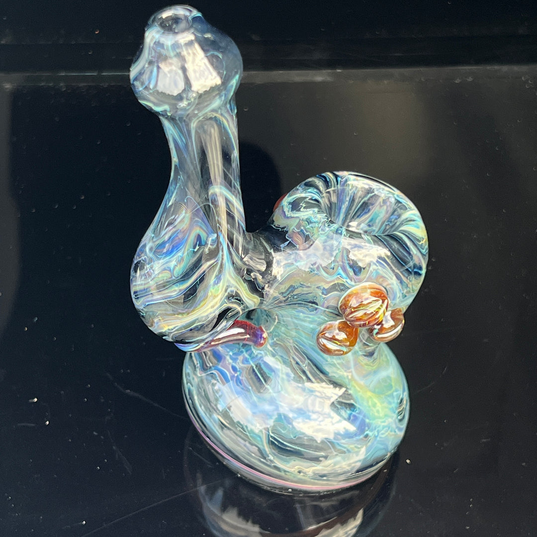 Ocean Marble Bubbler Glass Pipe Sable Haze