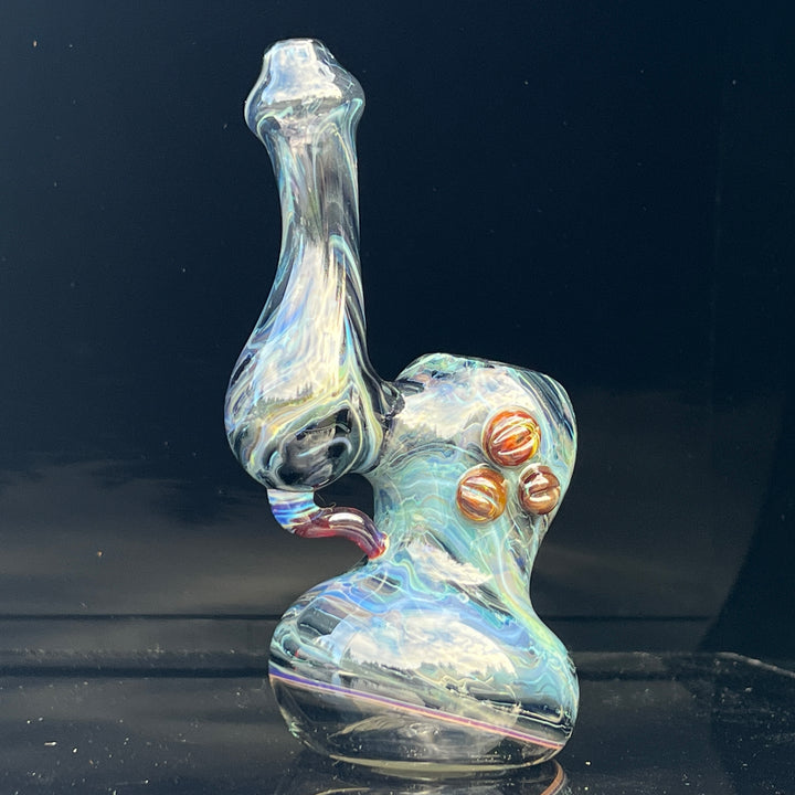 Ocean Marble Bubbler Glass Pipe Sable Haze