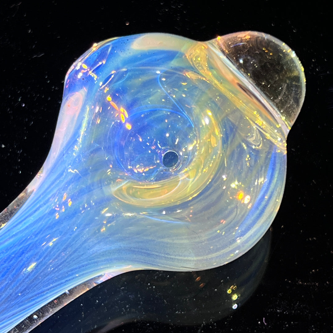 Scalloped Fumed Spoon Glass Pipe Schutz Glass   