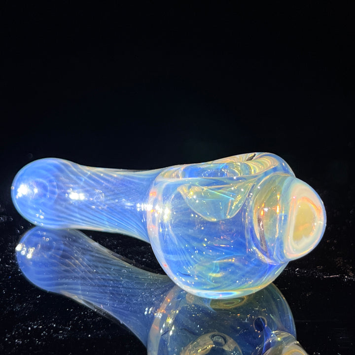 Scalloped Fumed Spoon Glass Pipe Schutz Glass   