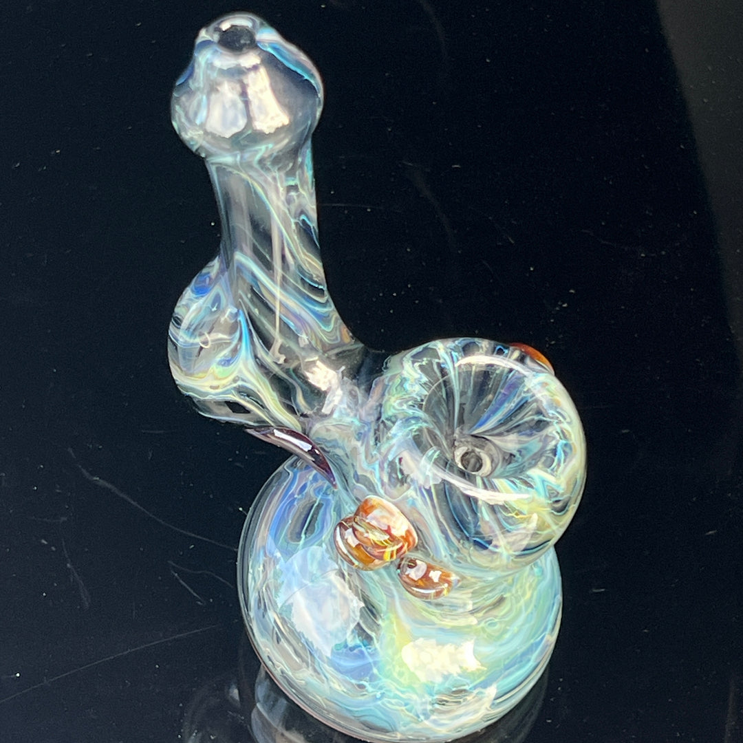 Ocean Marble Bubbler Glass Pipe Sable Haze