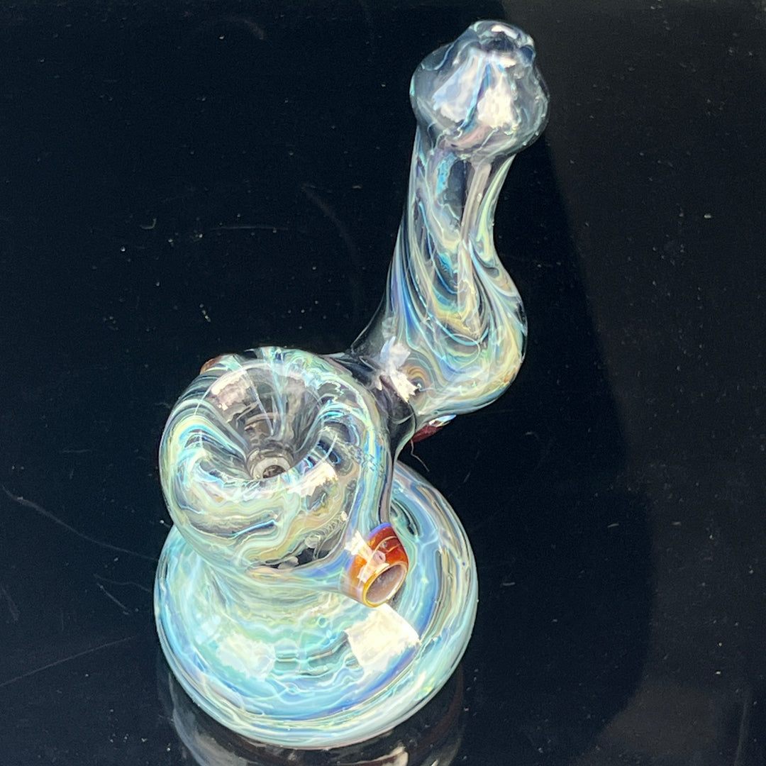 Ocean Marble Bubbler Glass Pipe Sable Haze