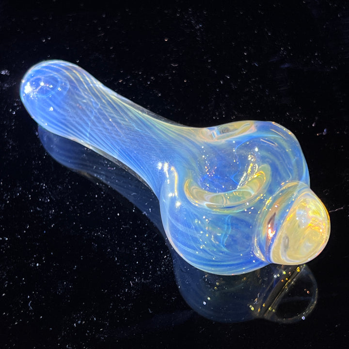 Scalloped Fumed Spoon Glass Pipe Schutz Glass   