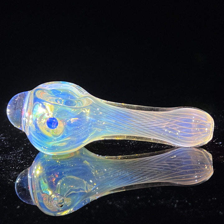 Scalloped Fumed Spoon Glass Pipe Schutz Glass   