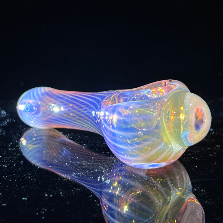 Scalloped Fumed Spoon Glass Pipe Schutz Glass   