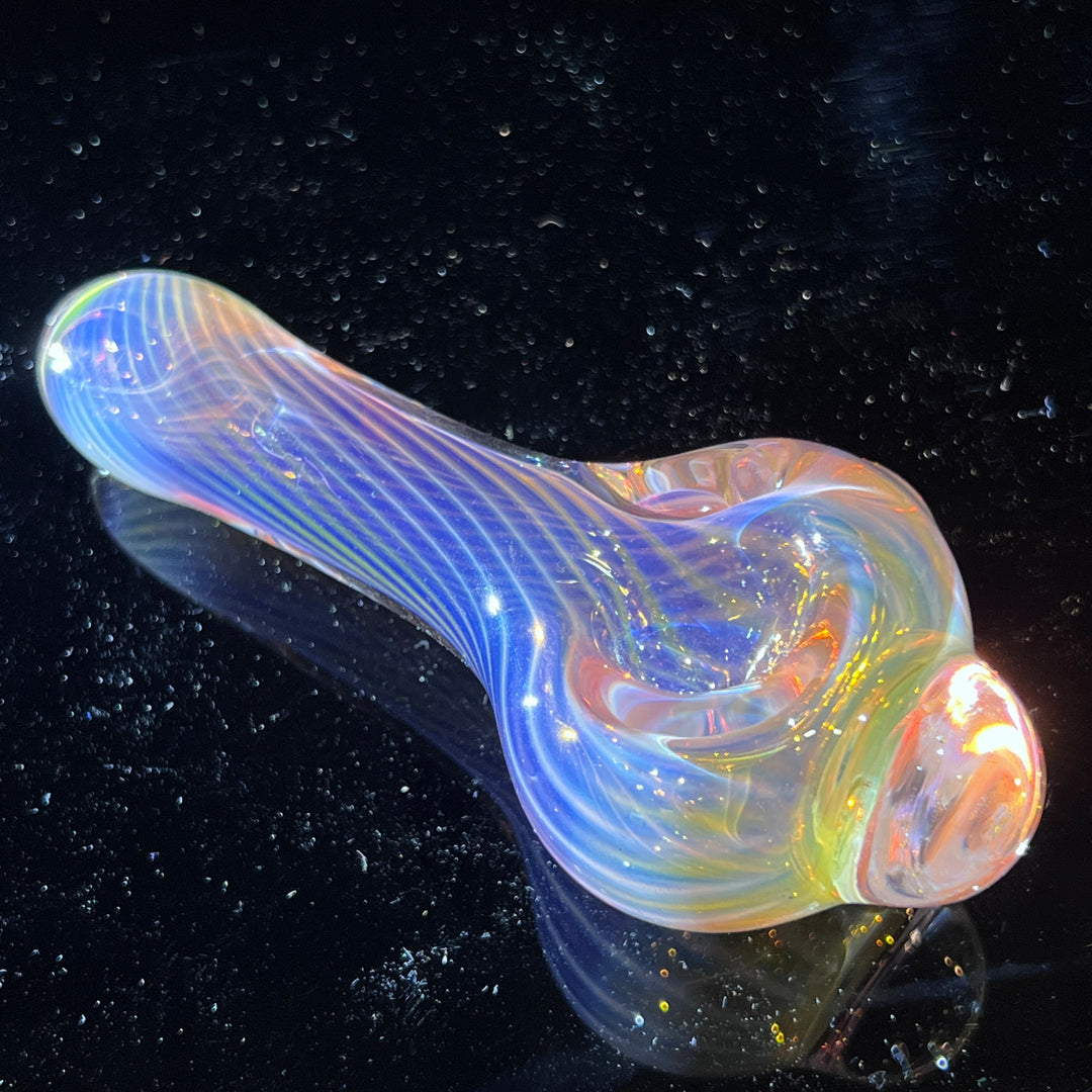 Scalloped Fumed Spoon Glass Pipe Schutz Glass   