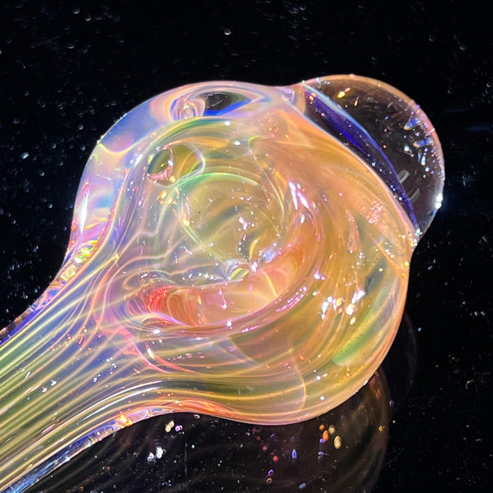 Scalloped Fumed Spoon Glass Pipe Schutz Glass   