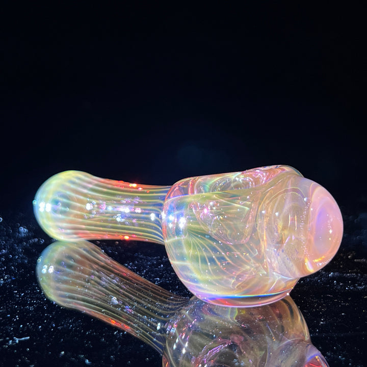 Scalloped Fumed Spoon Glass Pipe Schutz Glass   