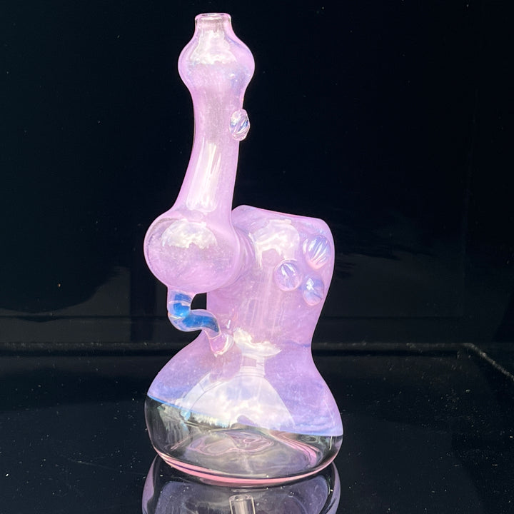 Lavender Marble Bubbler Glass Pipe Sable Haze