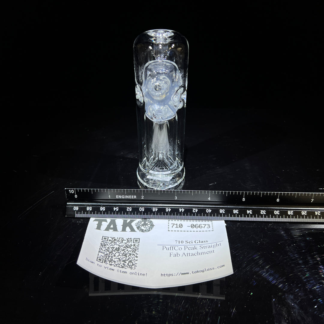 PuffCo Peak Straight Fab Attachment Glass Pipe 710 Sci Glass   