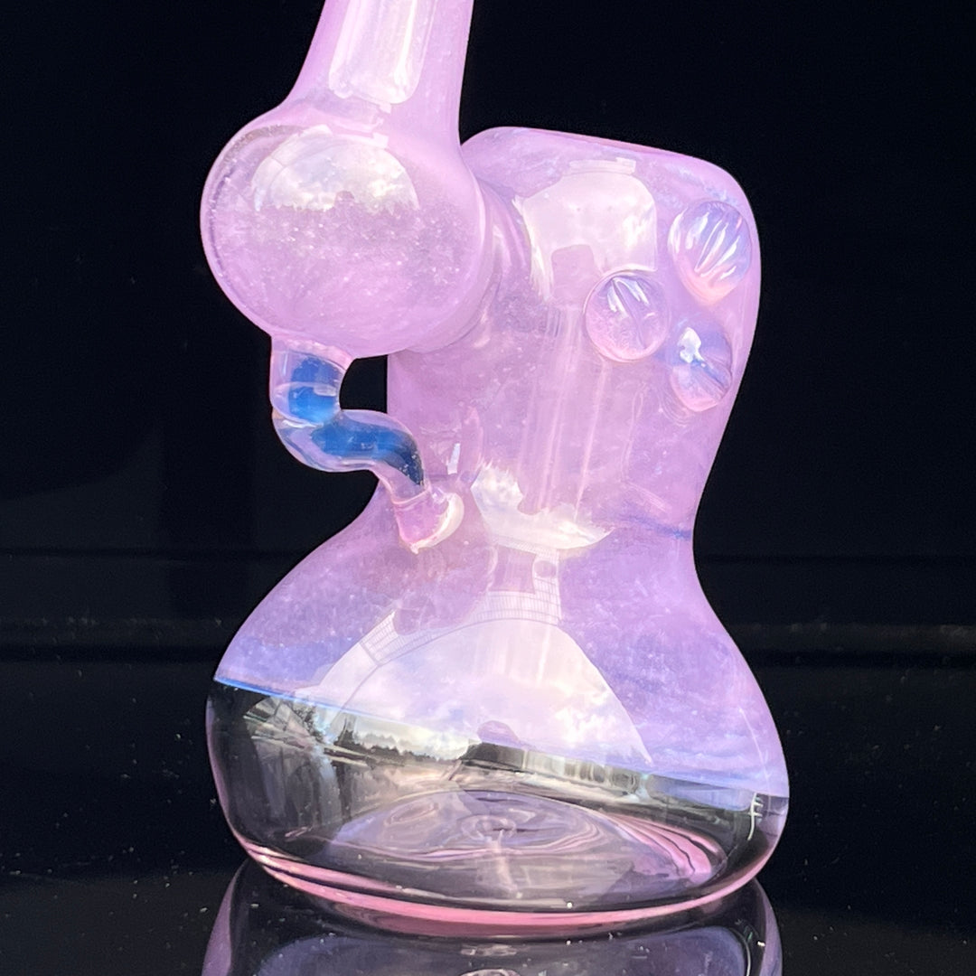 Lavender Marble Bubbler Glass Pipe Sable Haze