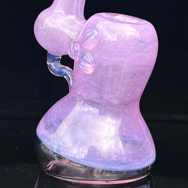 Lavender Marble Bubbler Glass Pipe Sable Haze