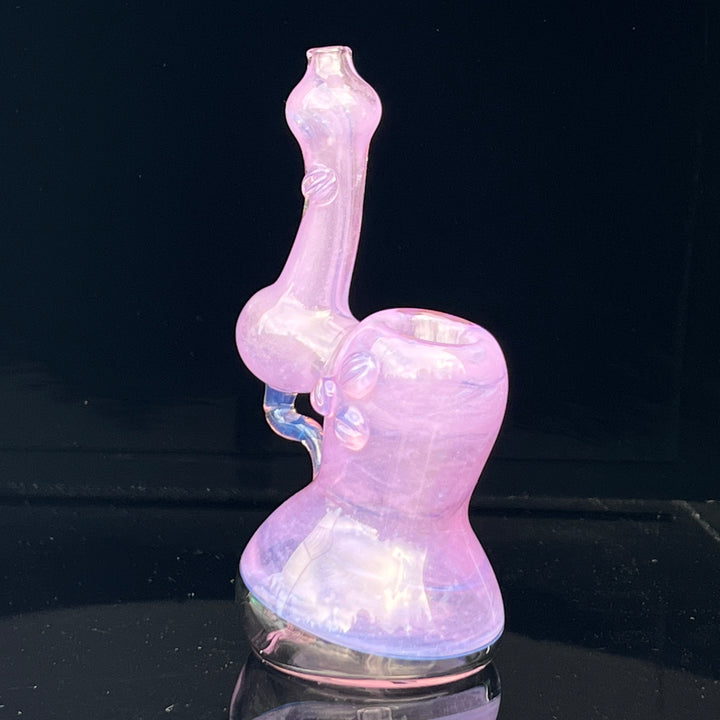 Lavender Marble Bubbler Glass Pipe Sable Haze