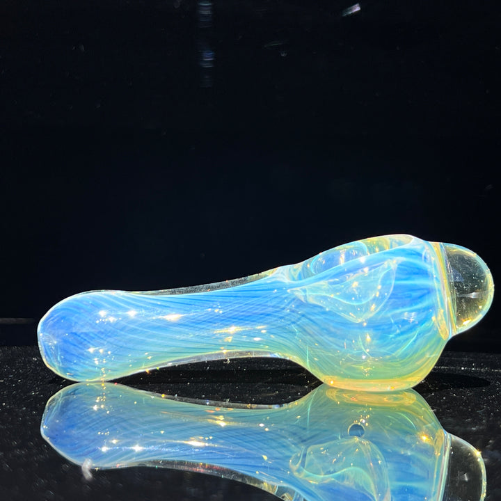 Scalloped Fumed Spoon Glass Pipe Schutz Glass   