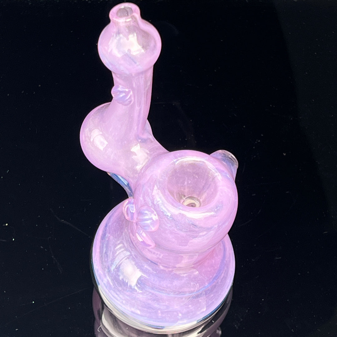 Lavender Marble Bubbler Glass Pipe Sable Haze