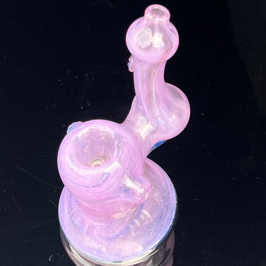 Lavender Marble Bubbler Glass Pipe Sable Haze