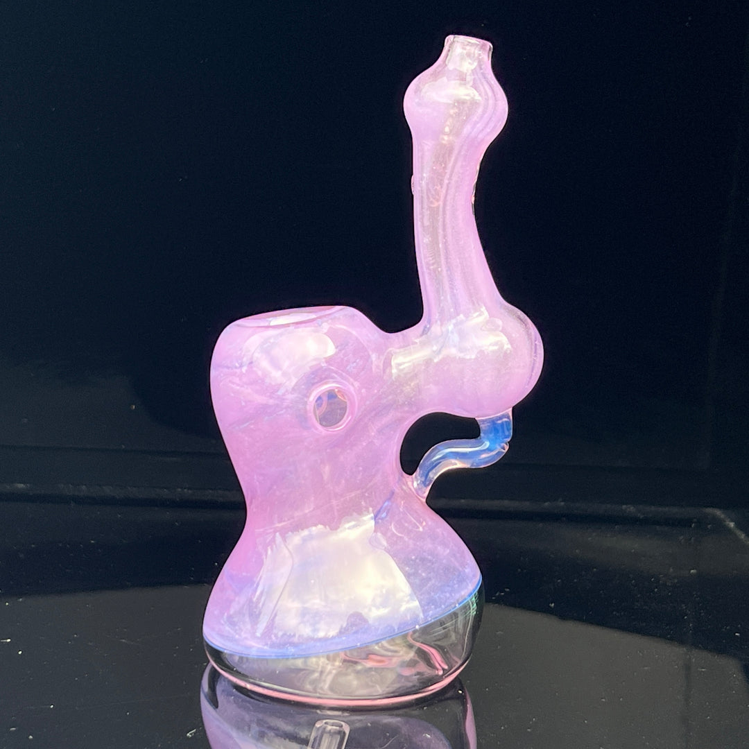 Lavender Marble Bubbler Glass Pipe Sable Haze