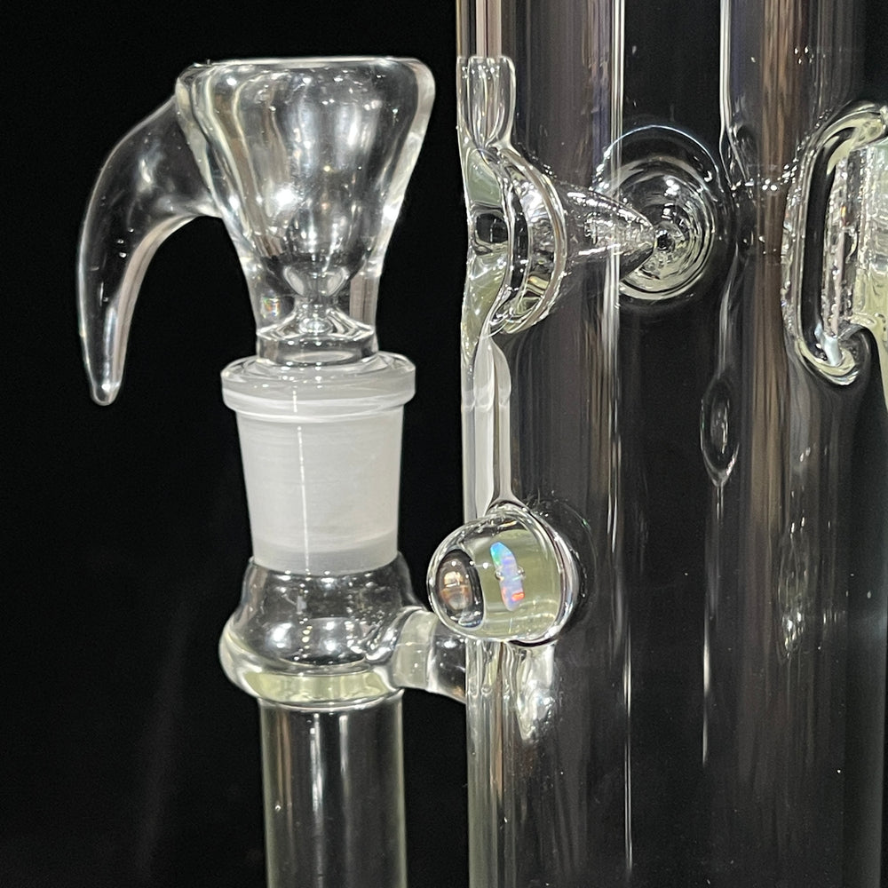 18" Dual Inline Straight Tube Bong Glass Pipe VIP Glass