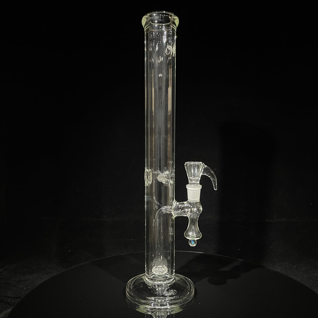 18" Fixed Showerhead Straight Tube Bong Glass Pipe VIP Glass