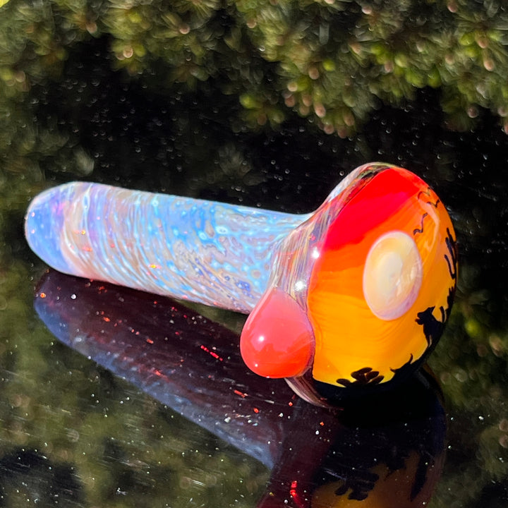 Coyote Silhouette Glass Pipe Glass Pipe Chillery Bogart   