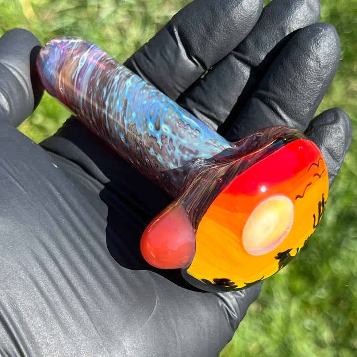 Coyote Silhouette Glass Pipe Glass Pipe Chillery Bogart   