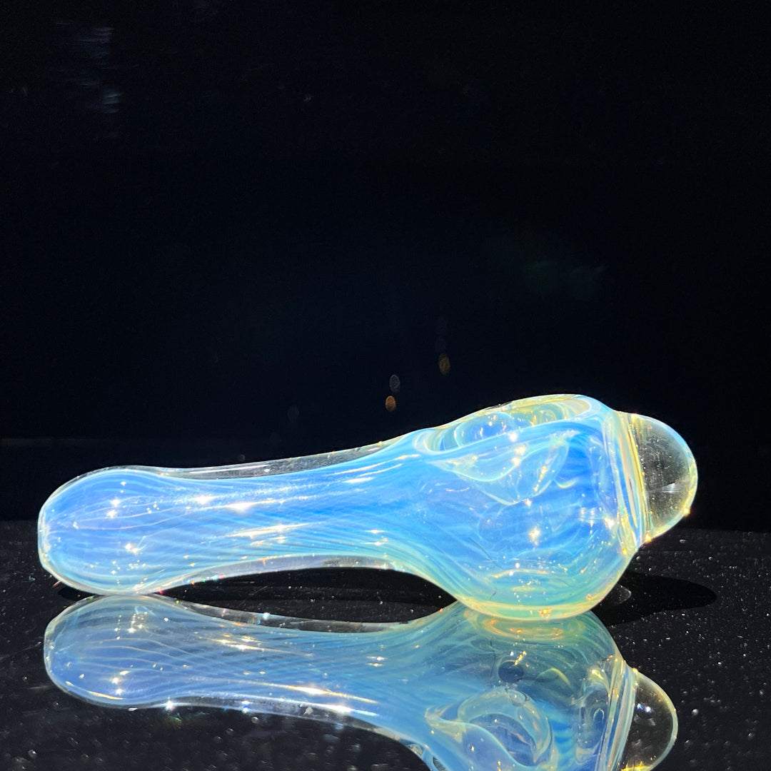 Scalloped Fumed Spoon Glass Pipe Schutz Glass   