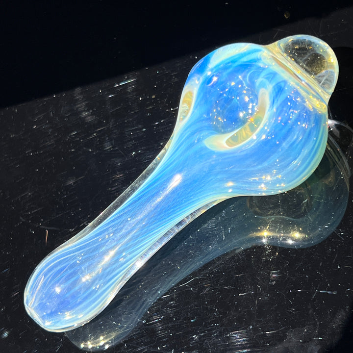 Scalloped Fumed Spoon Glass Pipe Schutz Glass   