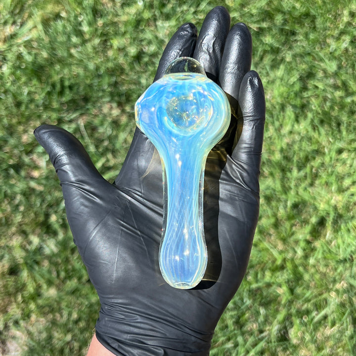 Scalloped Fumed Spoon Glass Pipe Schutz Glass   