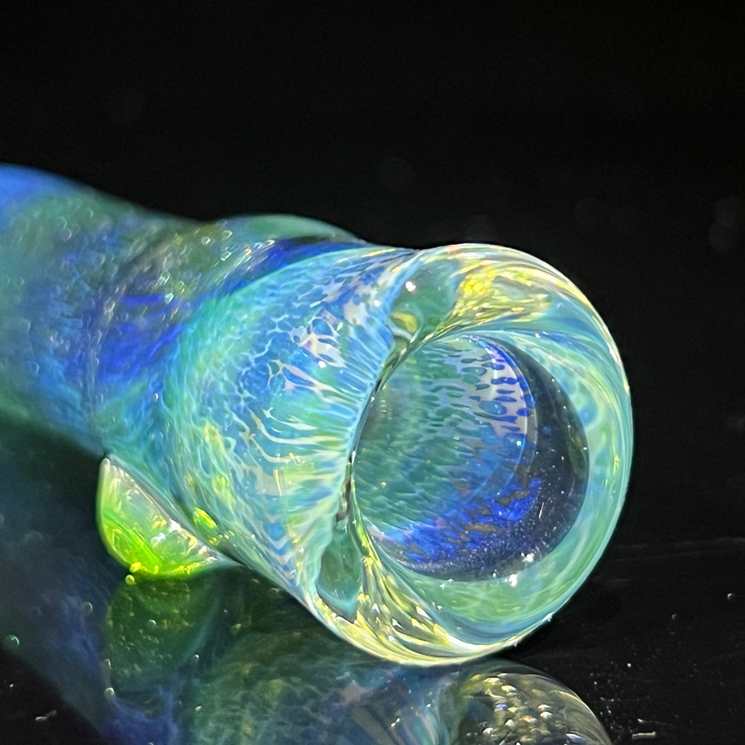 Mystery Aventurine Chillum Glass Pipe Chuck Glass   