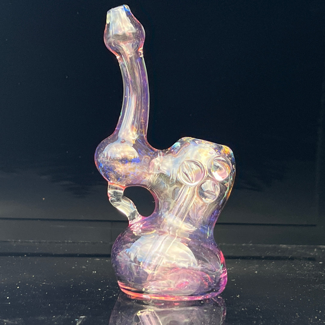 Smooth as Frit Bubbler Glass Pipe Sable Haze