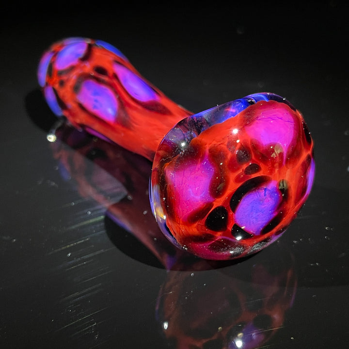 Pink Leopard Pipe Glass Pipe Beezy Glass   