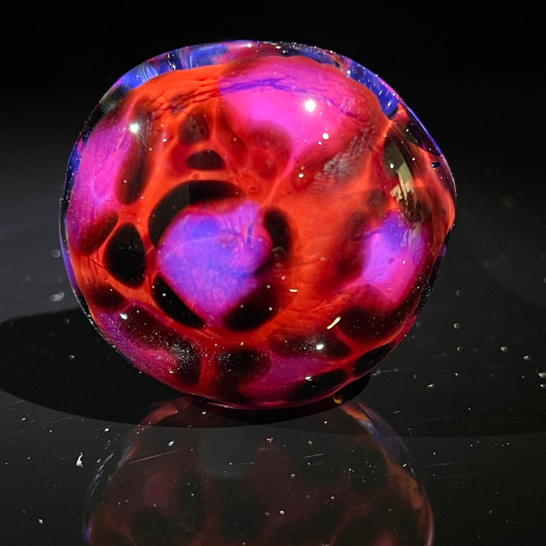 Pink Leopard Pipe Glass Pipe Beezy Glass   