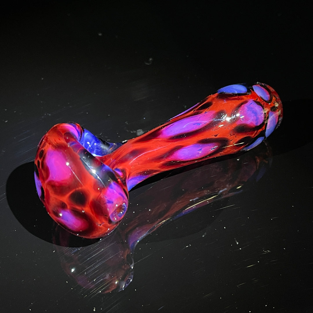 Pink Leopard Pipe Glass Pipe Beezy Glass   