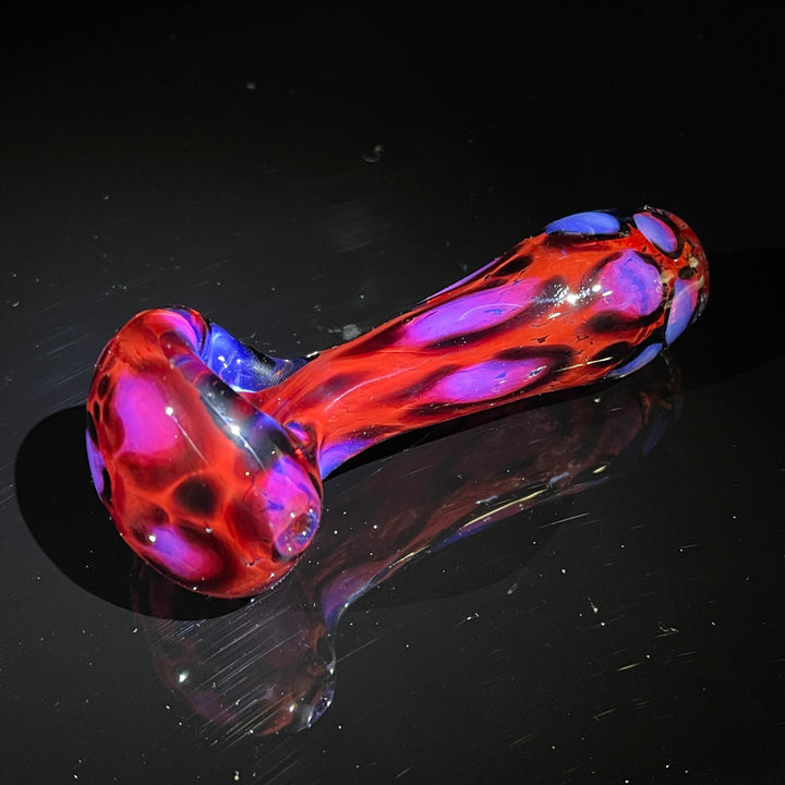 Pink Leopard Pipe Glass Pipe Beezy Glass   