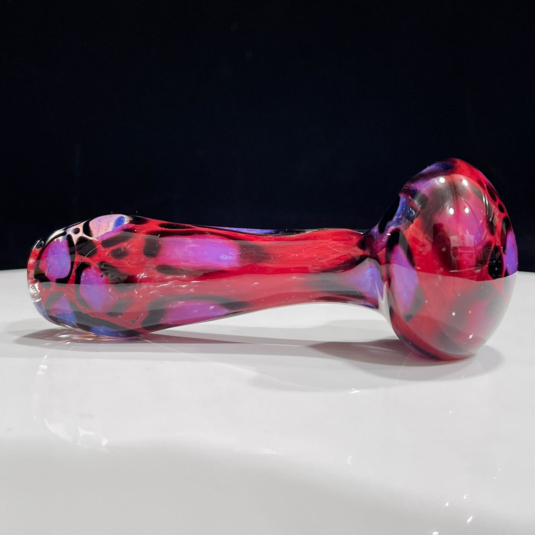 Pink Leopard Pipe Glass Pipe Beezy Glass   