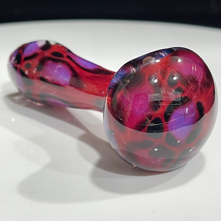 Pink Leopard Pipe Glass Pipe Beezy Glass   