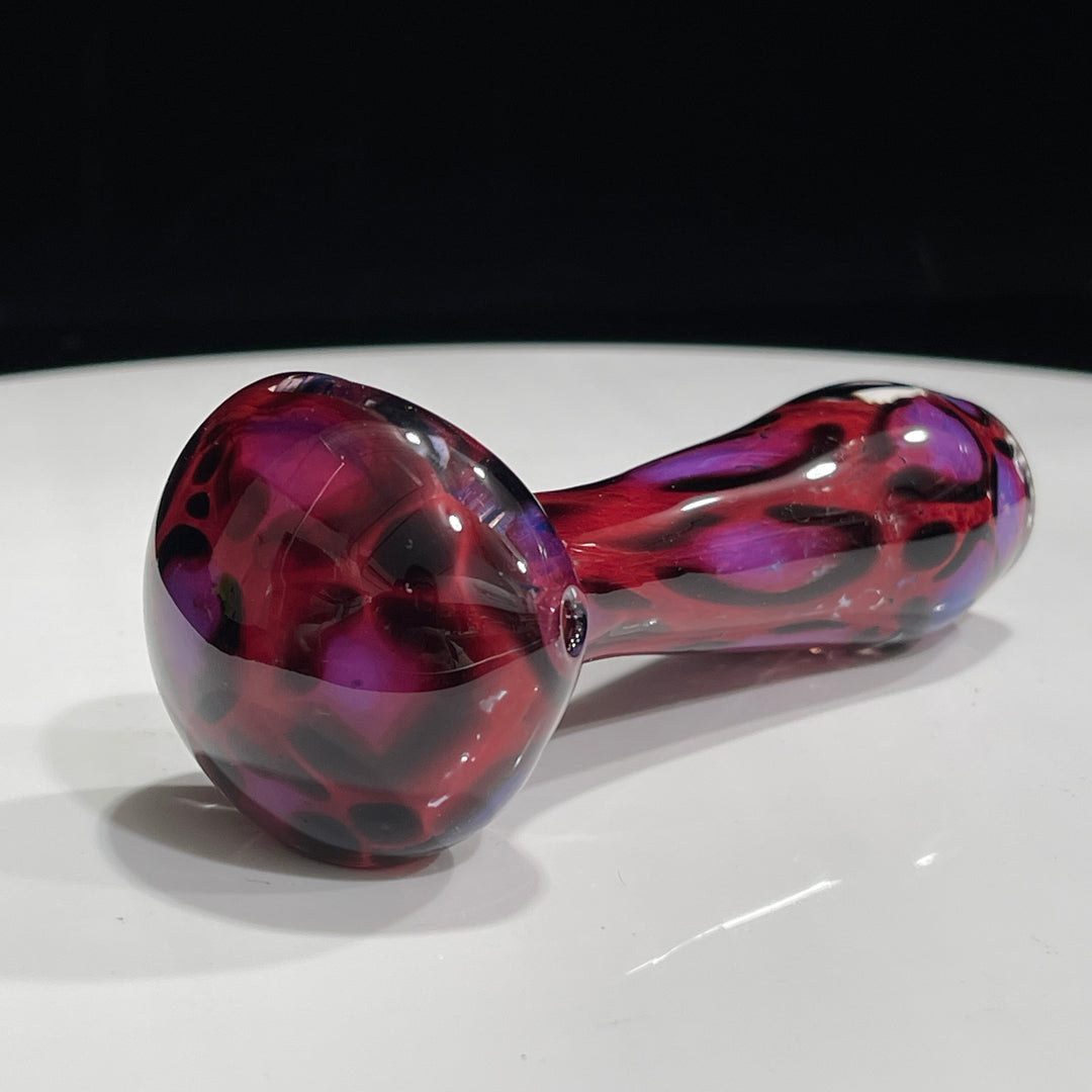 Pink Leopard Pipe Glass Pipe Beezy Glass   