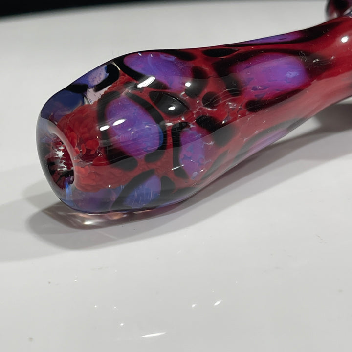 Pink Leopard Pipe Glass Pipe Beezy Glass   