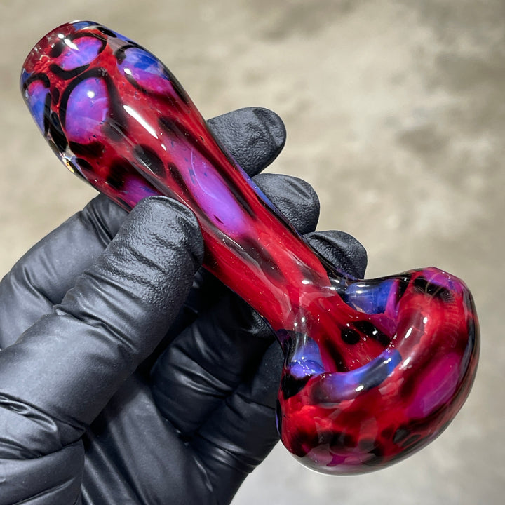 Pink Leopard Pipe Glass Pipe Beezy Glass   