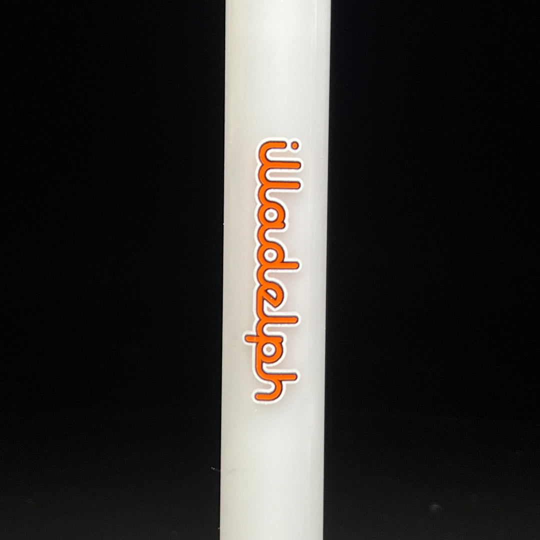 Illadelph White/Orange OG Downstem Accessory Illadelph Glass